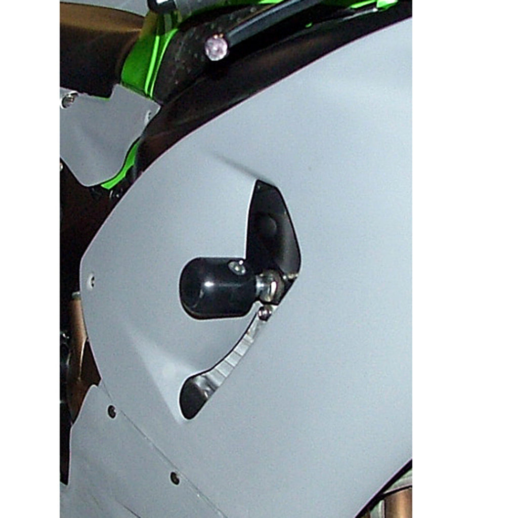 Woodcraft 50-0145 2005-06 Kawasaki ZX636/RR Frame Slider Kit with pucks image 1