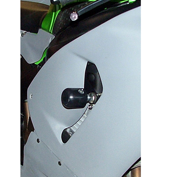 Woodcraft 50-0145 2005-06 Kawasaki ZX636/RR Frame Slider Kit with pucks image 1
