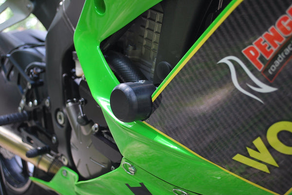Woodcraft 50-0150 2013-18 Kawasaki ZX636R Frame Slider Kit with pucks image 5