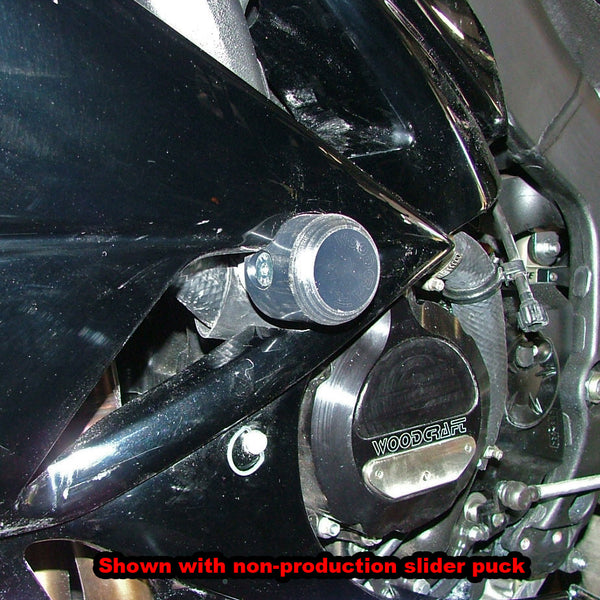 Woodcraft 50-0149 2009-12 Kawasaki ZX6R Frame Slider Kit with pucks (Street Use Only) image 1