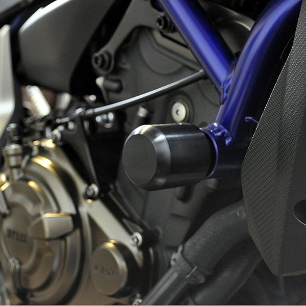50-0407 Yamaha FZ07/MT07/XSR700/R7 Frame Slider Kit with pucks - 2