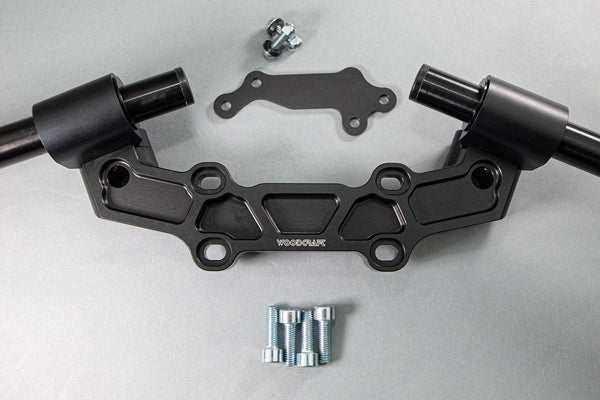 Woodcraft Yamaha FZ09 2014-17,XSR900 2016-21 Front Mount Eccentric Adjustable Adapter Plate