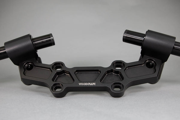 Woodcraft Yamaha FZ09 2014-17,XSR900 2016-21 Front Mount Eccentric Adjustable Adapter Plate