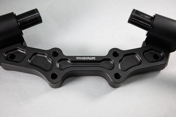 Woodcraft Yamaha FZ07 MT07 Front Mount Eccentric Adjustable Adapter Plate