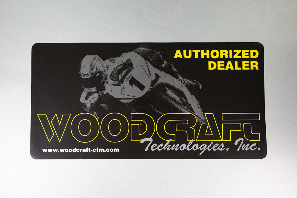 Woodcraft 99-WindowCling Authorized Woodcraft Dealer Static Window Cling image 1