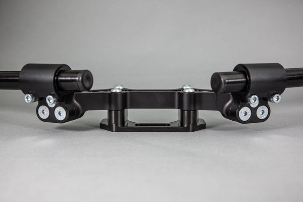 Ducati Monster 821 '14-17 Front Mount 35mm Eccentric Adjustable Adapter Plate Assembly - Woodcraft Technologies
