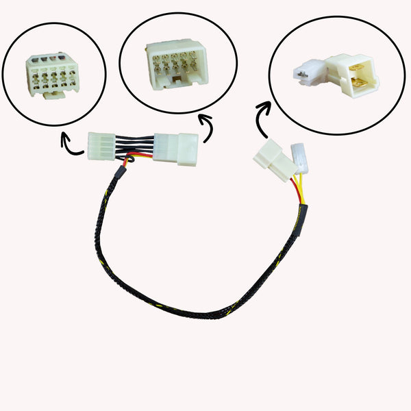 Woodcraft 43-0407EU Yamaha FZ07,MT07 Keyswitch Elimination Harness  - EU Model