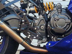 Woodcraft 05-0417B Yamaha YZF-R7 Complete Rearset Kit w/ Pedals