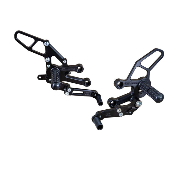 Woodcraft 05-0417B Yamaha YZF-R7 Complete Rearset Kit w/ Pedals