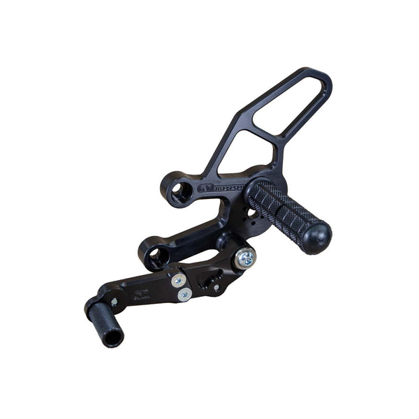 Woodcraft 05-0417B Yamaha YZF-R7 Complete Rearset Kit w/ Pedals