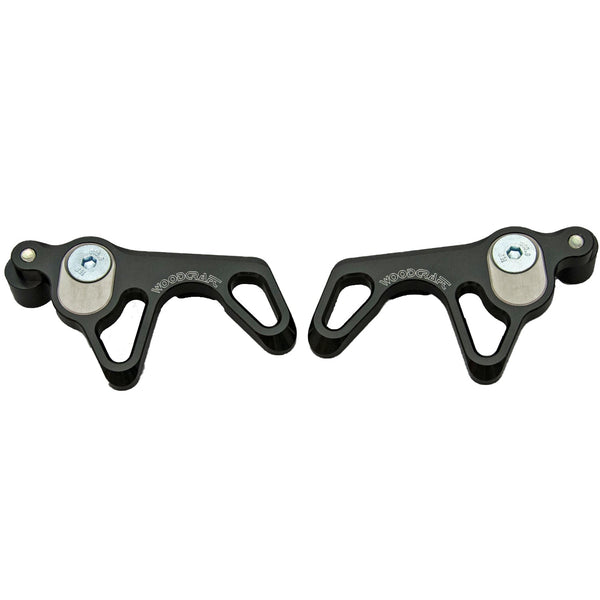 Woodcraft 27-5385B Superbike Lifters w/8mm Slider Pucks - 2018-23 Kawasaki Ninja400, 2019-23 Z400, Ninja500