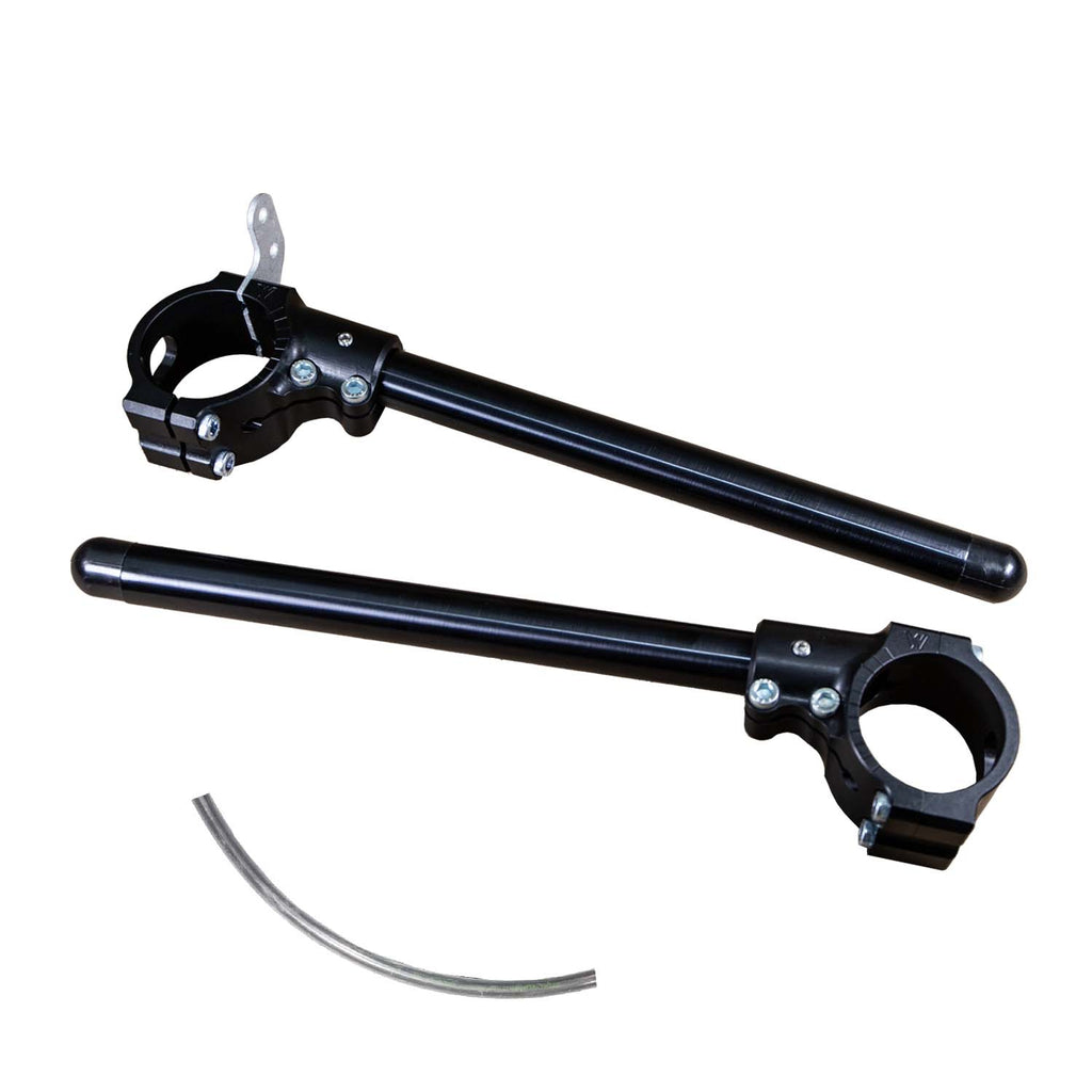 Woodcraft 12-2150-Y1 Zero Offset Clip-ons w/ 6mm hose for Yamaha R1 / R6 /  R7 / R9