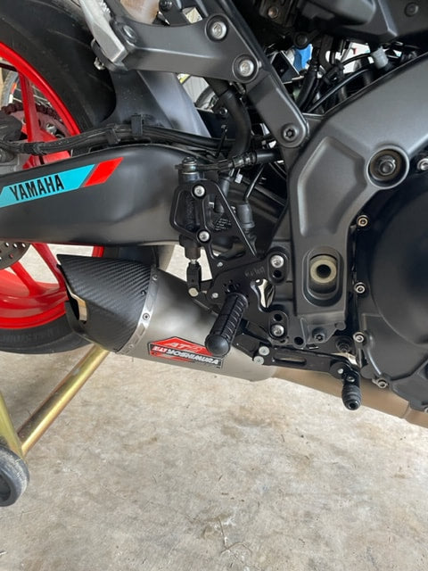 Woodcraft 05-0419B Yamaha MT09, XSR900 Rearset Kit, Complete W/Pedals