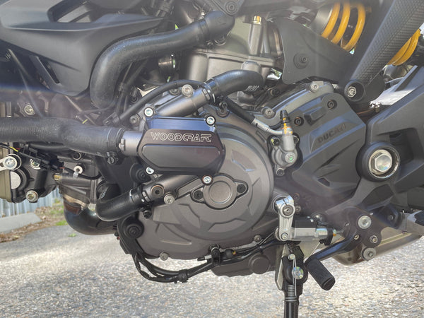 Woodcraft 60-0637WPC Ducati Monster LHS Water Pump Cover Protector w/ Skid Plate