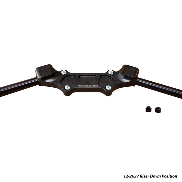 Woodcraft Ducati Monster 937 2021-22 Riser Adapter Plate w/ Standard Black Bars