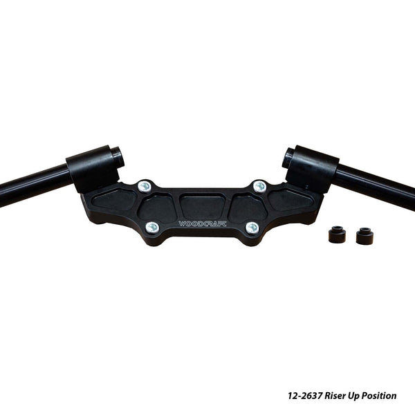 Woodcraft Ducati Monster 937 2021-22 Riser Adapter Plate w/ Standard Black Bars