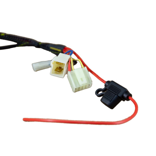 Woodcraft 49-0417RK2 Yamaha MT07 2018-20 RH Race Handlebar Switch W/Key Switch Eliminator and brake wiring