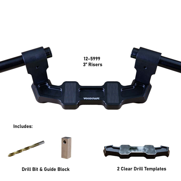 Woodcraft Universal Clipon Adapter Plate with Risers & Bars
