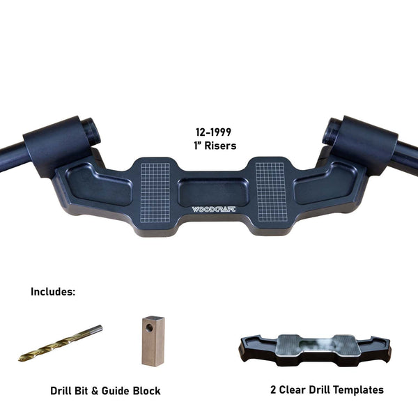 Woodcraft Universal Clipon Adapter Plate with Risers & Bars