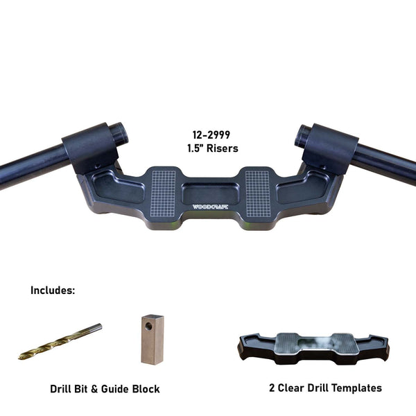 Woodcraft Universal Clipon Adapter Plate with Risers & Bars