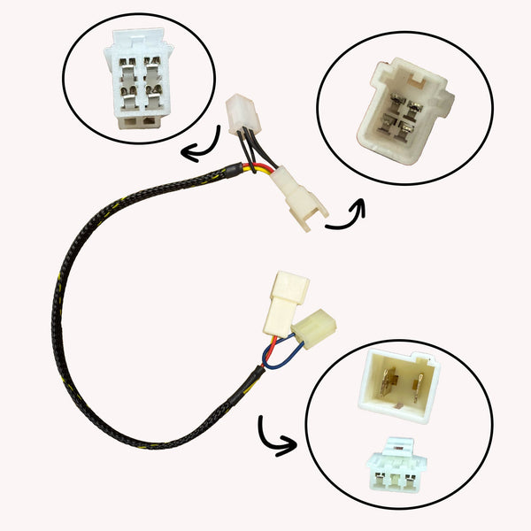 Woodcraft 43-0418 Yamaha MT07 Keyswitch Elimination Harness