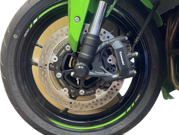 Woodcraft 45-0137F Kawasaki ZX4-RR Front Axle Sliders