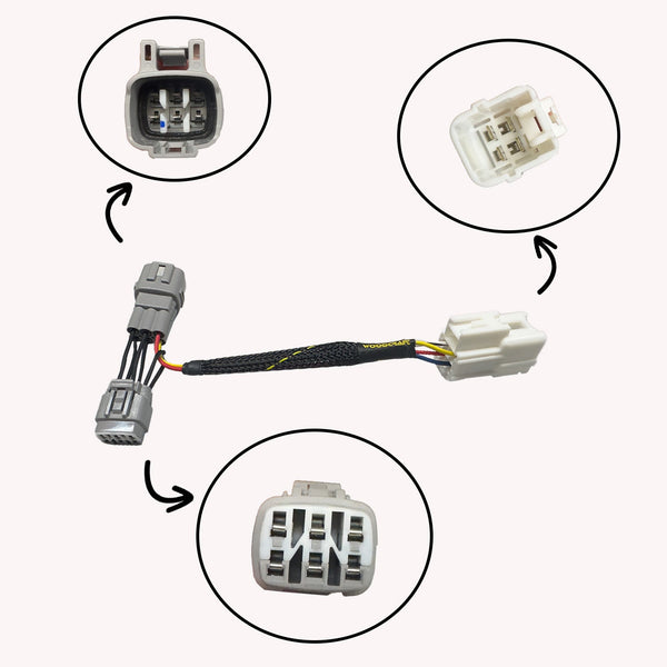 Woodcraft 43-0137EU Kawasaki ZX-4RR Keyswitch Elimination Harness Assembly Euro Model W/Immobilizer