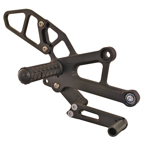 Woodcraft 05-0375B Honda CBR250R/300R Complete Adjustable Rearset  - STD Shift