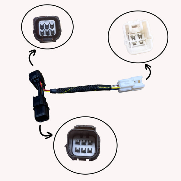 Woodcraft 43-0134 Kawasaki Ninja 650 Keyswitch Elimination Harness