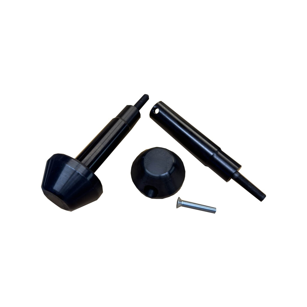 Woodcraft 50-0698 Ducati Hypermotard 698 Mono Frame Slider Kit w/ Domed pucks