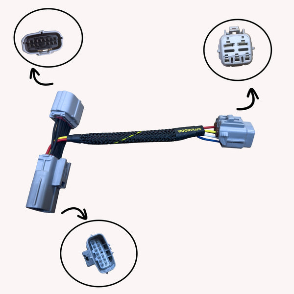Woodcraft 43-0232 Suzuki GSX-8R/8S Keyswitch Elimination Harness