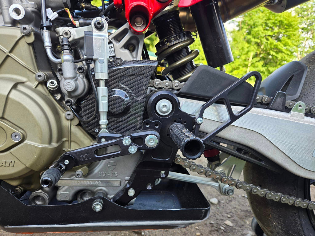 Woodcraft 05-0698B Ducati Hypermotard 698 Mono Rearset Kit - STD Shift