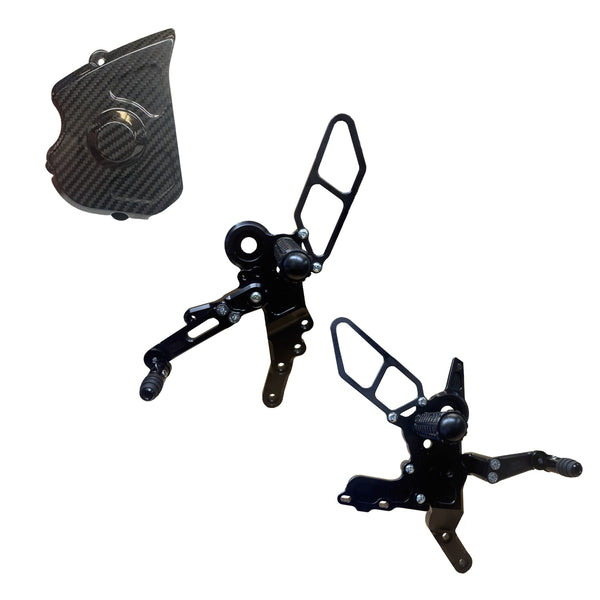 Woodcraft 05-0698B Ducati Hypermotard 698 Mono Rearset Kit - STD Shift