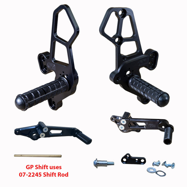 Woodcraft 05-0439B Yamaha MT09 Rearset Kit