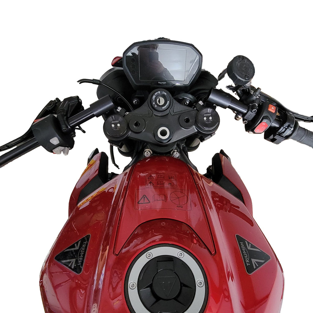 Woodcraft 2024+ Triumph Street Triple RS, 2 1/2" K3 Riser Clipon w/ handlebars