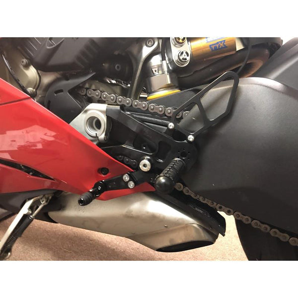 Woodcraft 05-0656B Ducati Panigale 2021-24 V4 Rearset Kit