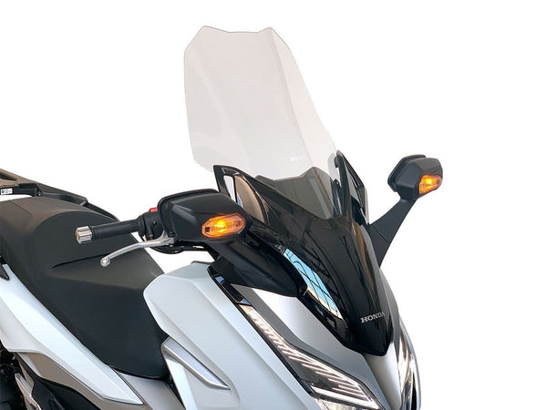 WRS transparent touring windscreen on Honda Forza 300