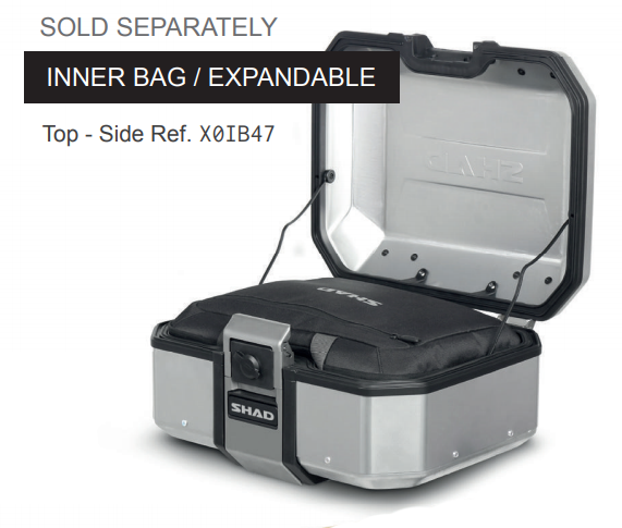SHAD TR47 Terra Right Side Case (Bare Aluminum) – D0TR47100R