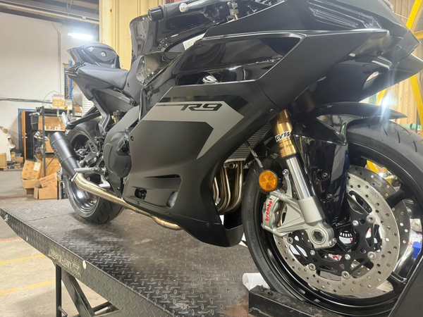 TOCE Visor Tip Full Exhaust - Yamaha R9