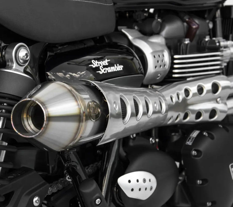 ZARD Exhaust Conical High Mount Full System Triumph Street Scrambler / 900 2017-