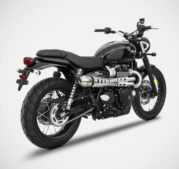 ZARD Exhaust Conical High Mount Full System Triumph Street Scrambler / 900 2017- image 2