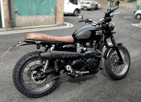 ZARD Exhaust Conical High Mount Slip-On Triumph Scrambler 900 2001-2016 image 5