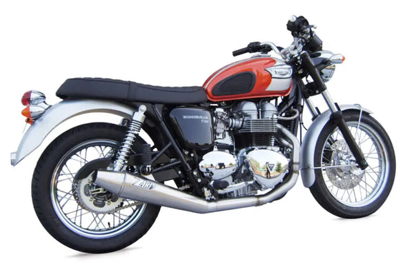 ZARD Exhaust Conical Low Mount Full System Triumph Scrambler / Bonneville / Thruxton 2001-2016 image 3