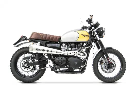 ZARD Exhaust Short High Mount Full System Triumph Scrambler 900 2001-2016 image 4