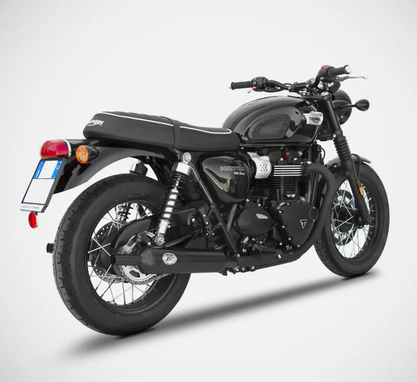 ZARD Exhaust Bottle Slip-On Triumph Bonneville T100 / T120 2016-2020 image 3