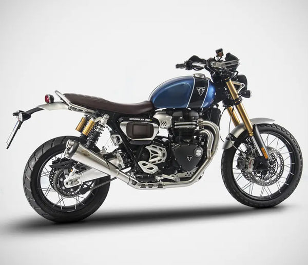ZARD Exhaust Low Mount Full System Triumph Scrambler 1200 2019-2023