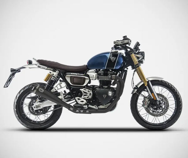 ZARD Exhaust Low Mount Full System Triumph Scrambler 1200 2019-2023