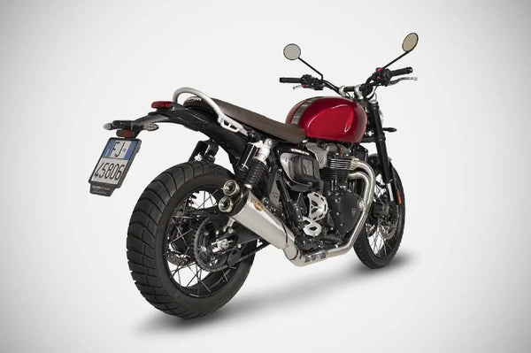 ZARD Exhaust Low Mount Full System Triumph Scrambler 1200 X / XE 2024-