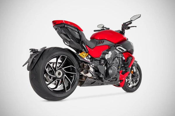 ZARD Exhaust Predator Slip-On Kit + Pre Silencer Box Ducati Diavel V4 2023-2024 image 3
