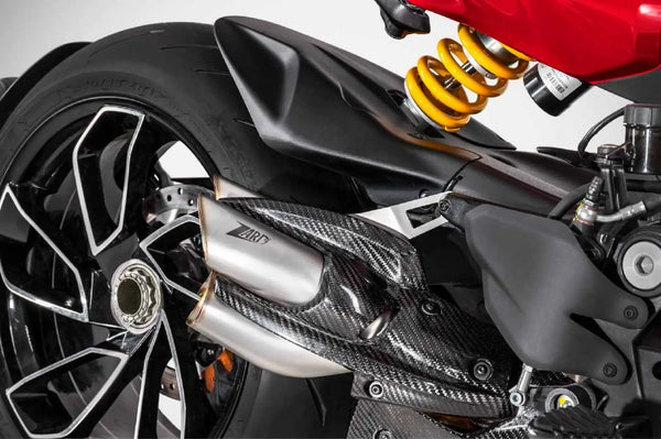 ZARD Exhaust Predator Slip-On Kit + Pre Silencer Box Ducati Diavel V4 2023-2024